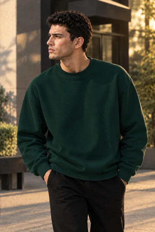 Green relaxed fit round 2