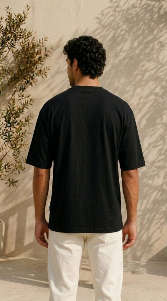 Black Oversized Tee 3