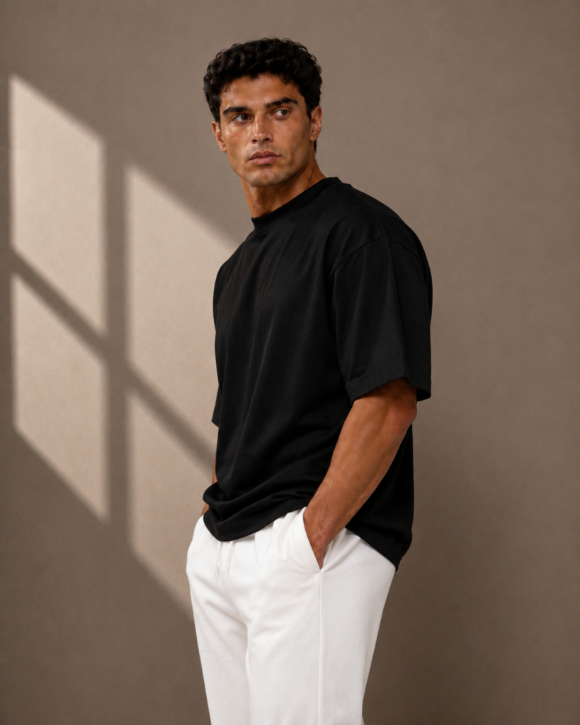 Black Oversized Tee 3