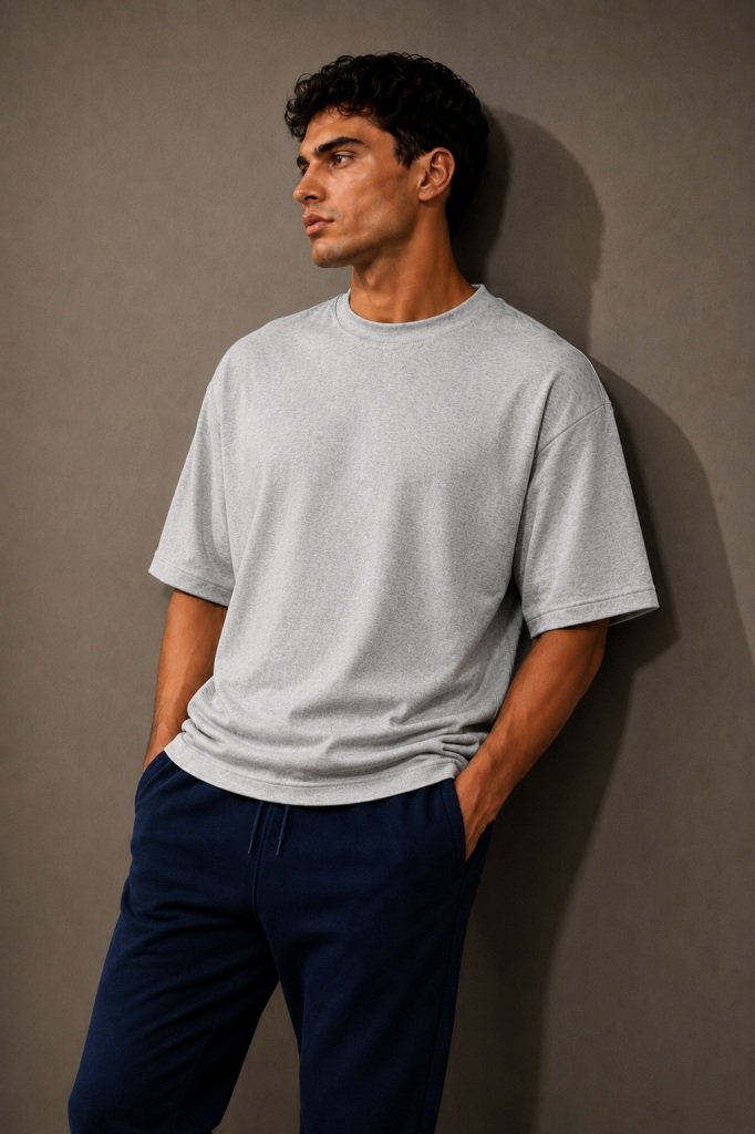 Gray Oversized Tee 2